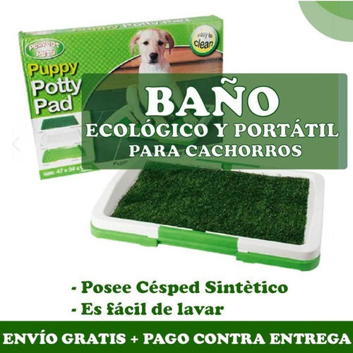 🐾 BAÑO ECOLÓGICO PORTÁTIL PARA MASCOTA 🐶 + ENVÍO GRATIS